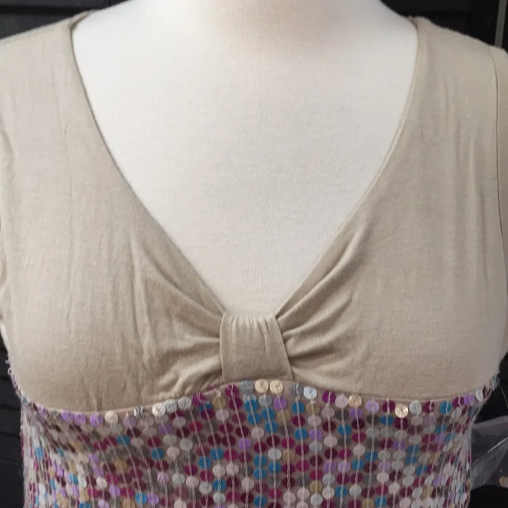 NWT Wink Silk and Sequin Dress Size S